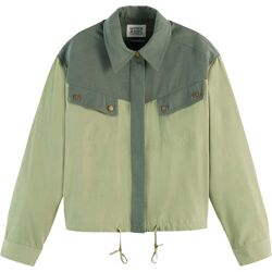 Scotch & Soda Blouse Contrast Colour Groen dames Groen unisex