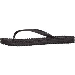 Ilse Jacobsen Teenslippers With Glitter Zwart dames Zwart unisex