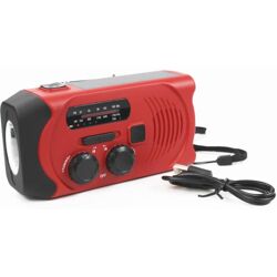 Totle Totle Noodradio Essential Plus - 2000 mAh - Zonnepaneel - Opwindbaar