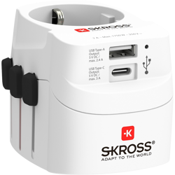 Skross Wld Trav 2pl Usb Chg Usbc 2400 Ma W