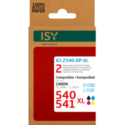 ISY Multipack 2 Canon 540xl+541xl