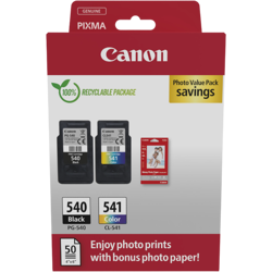 Canon Pg-540/cl-541 + 50-pack Fotopapier Multicolor