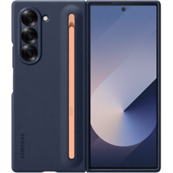 S-pen Case Telefoonhoesje Voor Samsung Galaxy Z Fold6 Marine Blauw
