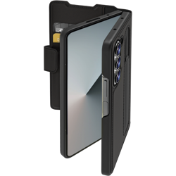 Sbs Mobile Wallet Stand Case Flipcover Voor Samsung Galaxy Z Fold 7 Zwart