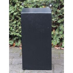 Beeldenmarkt Sokkel light cement, zwart, 50x20x20 cm