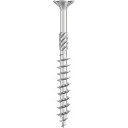 Dynaplus universele schroeven platkop deeldraad verzinkt 5x100/55mm PZ2 (200 Stuks)