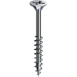 Spax universele schroeven platkop deeldraad 4,5x50mm PZ2 (500 Stuks)