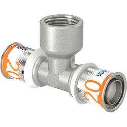 Uponor S-Press Plus pers T-stuk schroefbus 20x1/2x20mm