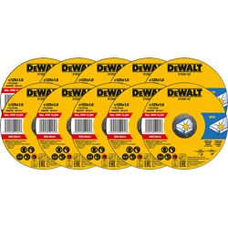 DeWALT doorslijpschijf 125X1X22,2mm (10 Stuks)