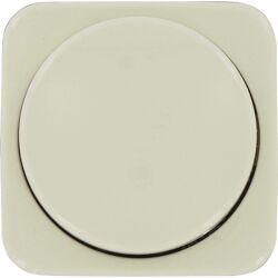 Busch-Jaeger Reflex SI centraalplaat dimmer Glanzend crème