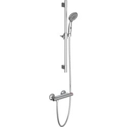 Schütte Aqua2Save doucheset met thermostatische douchekraan 5 standen chroom