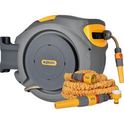 Hozelock autoreel wandslangbox automatisch + gratis Superhoze 25m