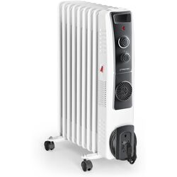 Trotec Elektrische oliegevulde radiator, 2 kW, 9 ribben, 3 standen – TRH 22 E