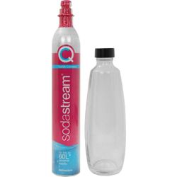 SodaStream Quick Connect CO2-reservecilinder CQC + glazen fles bruiswatertoestel