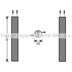 Droger, airconditioningsysteem HIGHWAY AUTOMOTIVE MND079 AVA