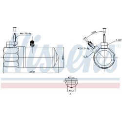 Droger, airconditioningsysteem NISSENS 95572