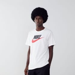 Nike Tee Shirt Icon Futura Wit/zwart Heren s