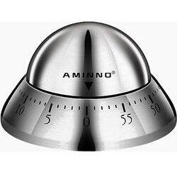 Decopatent® RVS Kookwekker - Eierwekker - Kookwekker analoog metaal - Ei wekker - Egg timer - Keuken - Instelbaar tot 60 minuten