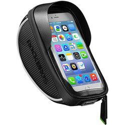 Decopatent® PRO Stuurtas - Telefoonhouder fiets Waterdicht - Fietstas universeel tot 6.5 inch Gsm - Mtb - Ebike - iPhone - Samsung