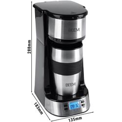 GGM Gastro BEEM THERMO 2 GO - Single-koffiezetapparaat - Zwart