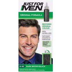 Just for Men Original Formula Shampoo Coloring Restores Natural Color 1 un. H-45 Dark Brown Black