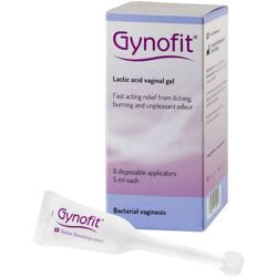 Gynofit Lactic Acid Vaginal Gel for Vaginal Infections 6x5mL