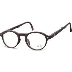 Montana Eyewear Folding Reading Glasses Unisex Black 1 un. +2.50