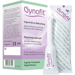 Gynofit Moisturising Vaginal Gel Instant Relief 6x5mL Expiration Date: 2026-03-30