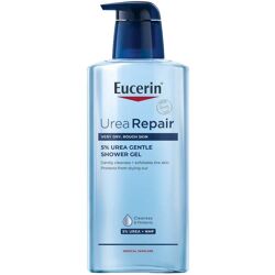 Eucerin Urea Repair 5% Urea Gentle Shower Gel Cleanses and Exfoliates 400mL