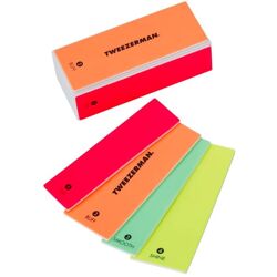 Tweezerman Neon Hot 4-In File, Buff, Smooth & Shine Block 1 un.