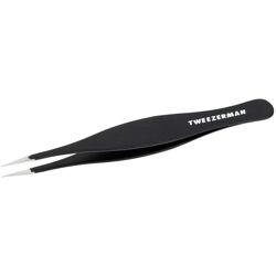 Tweezerman Point Tip Tweezer to Remove Fine and Ingrown Hairs 1 un. Black