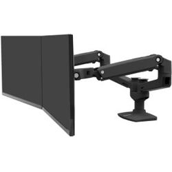 Ergotron LX 27 Dual Side-by-Side Monitorarm Zwart 45-245-224