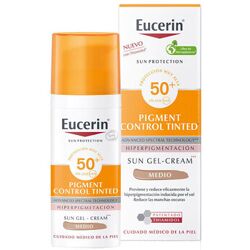 Eucerin Zonverzorging Getinte Zonnebrand Gel-Crème Pigmentcontrole SPF 50+ Medium Other