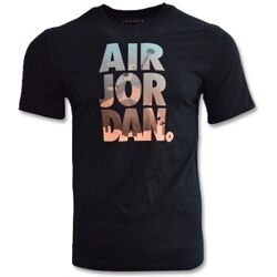 Nike T-shirt Air Jordan Jumpman Jmc Zwart