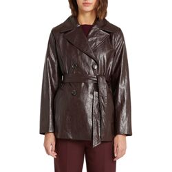 Iblues Leren jas TRENCH Rood