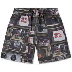 Nike Short Jdb Mj Brklyn Aop Ft Short Zwart