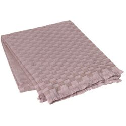 Broste Copenhagen Plaids, deken LINO Roze
