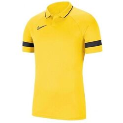 Nike T-shirt Drifit Academy 21 Polo Geel