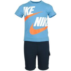Nike Trainingspak Nsw Hbr Cargo Ft Short Blauw