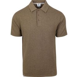 R2 Amsterdam T-shirt R2 Polo Knitted Taupe Beige