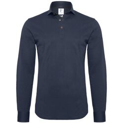 R2 Amsterdam T-shirt R2 Long Sleeve Polo Jersey Navy Blauw
