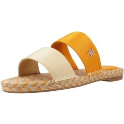 Tommy Hilfiger Sandalen / Open schoenen TH SATIN FLAT ESPADRILLE Oranje