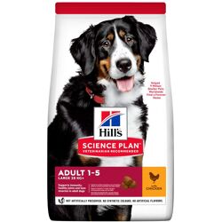 18kg Adult 1-5 Large Breed Kip Hill's Science Plan Hondenvoer