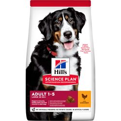 14kg Adult 1-5 Large Breed Kip Hill's Science Plan Hondenvoer