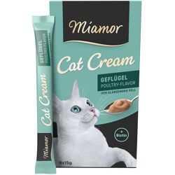 6x15g Gevogeltecrème Miamor Cat Cream Kattensnacks