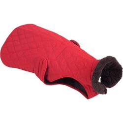 zooplus Exclusive 40 cm Ruglengte Hondenjas Gewatteerd Rood
