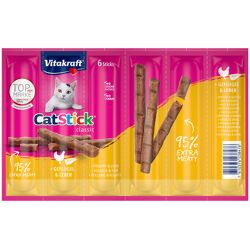 6x6g Cat Stick Gevogelte & Lever Vitakraft Kattensnacks