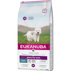 12kg Sensitive Skin Eukanuba Daily Care Adult Hondenvoer droog