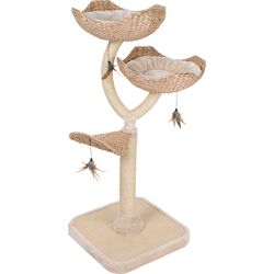 zooplus Exclusive Cat´s Flower Krabpaal Crème L55 x B55 x H130 cm