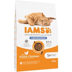 10kg Cat Adult Sterilised Chicken IAMS Kattenvoer
